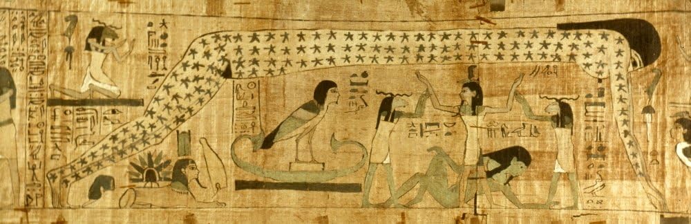 Egyptian Funerary Papyrus Nillustrating The Creation Of The Universe From Heliopolis C2500 BC Poster Print by (18 x 24)