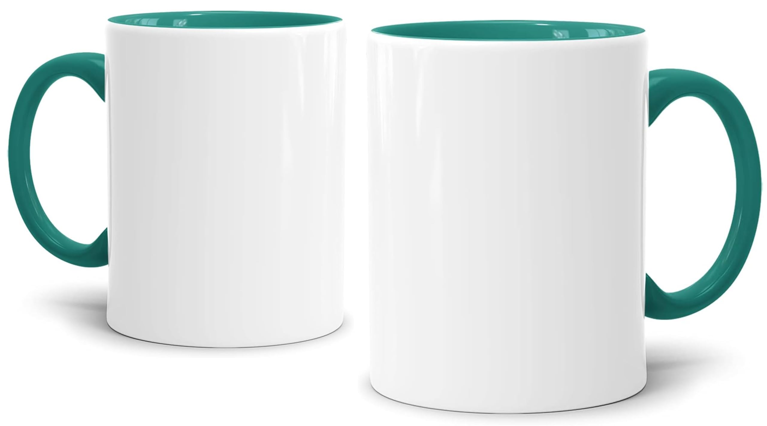 Acen Merchandise Sublimationstassen ohne Druck aus hochwertiger | Keramik inzeln oder im Set | Sublimationsbecher mit Tinte (72 Stück, Grün)
