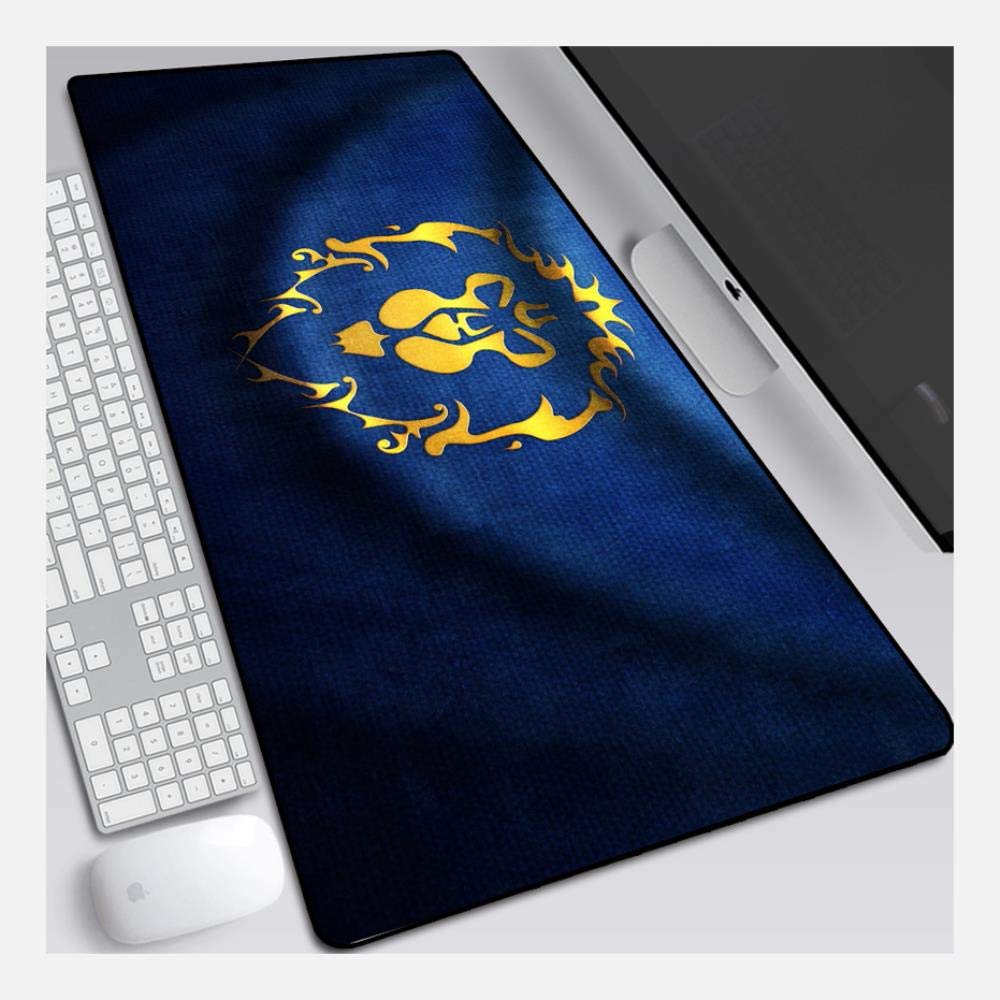 World Of Warcraft XXL Gaming Mauspad | 900x400mm | Mit Rutschfester Unterseite & Vernähtem Rand