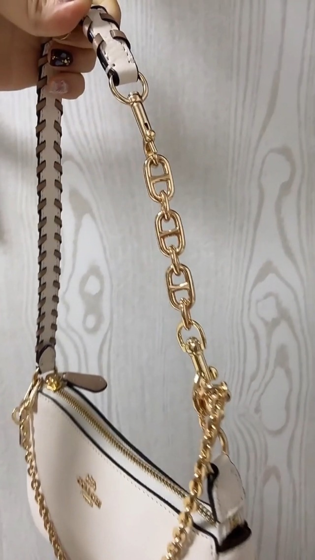 Watch gold purse strap extender lengthen coach bags shoulder strap on ...