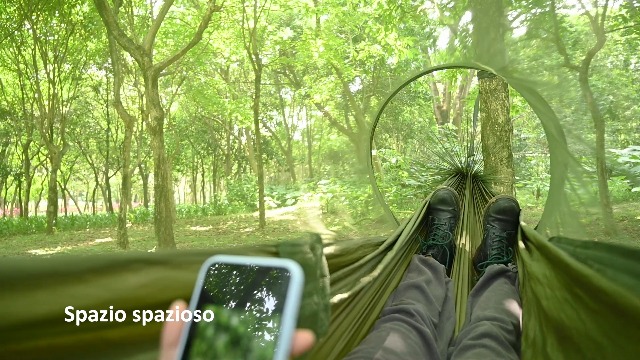 Amaca Da Giardino OTraki Con Zanzariera | Ultraleggera, Portatile | Capacità 200kg | Verde | Per Campeggio E Spiaggia - Foto 11