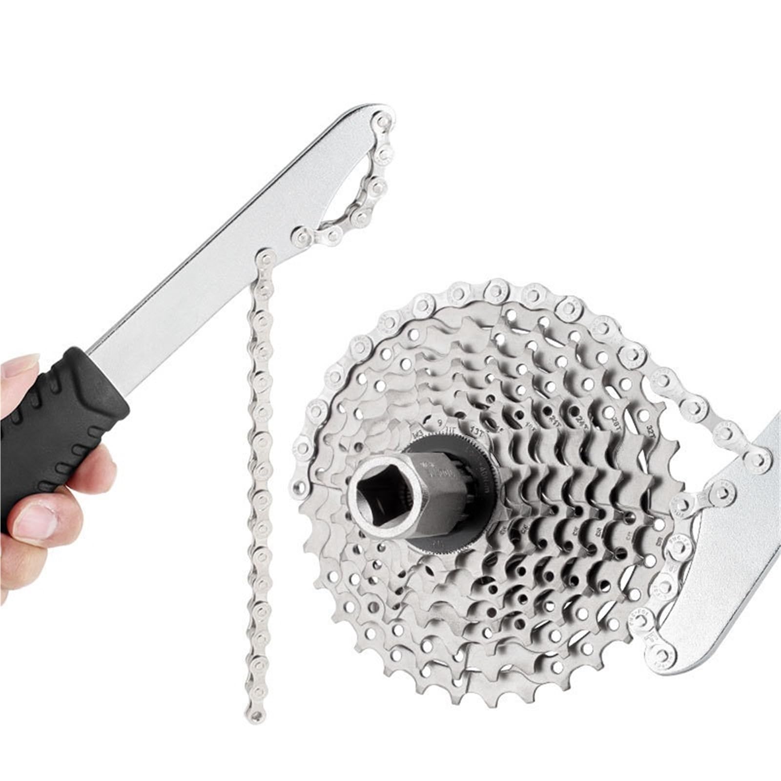 2-4 llaves de volante de bicicleta de montaña, extracción de casete para bicicleta de montaña