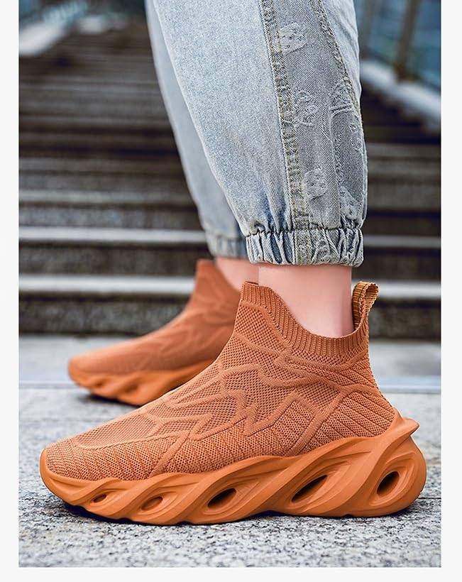 Chaussures de course montantes pour hommes baskets running légères et durables - 2