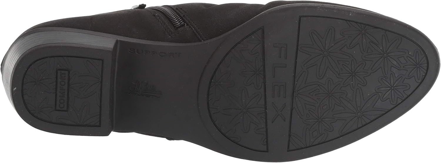  | Life Stride Women's Aurora Ankle Boot, Black, 8.5 Wide | Ankle & Bootie