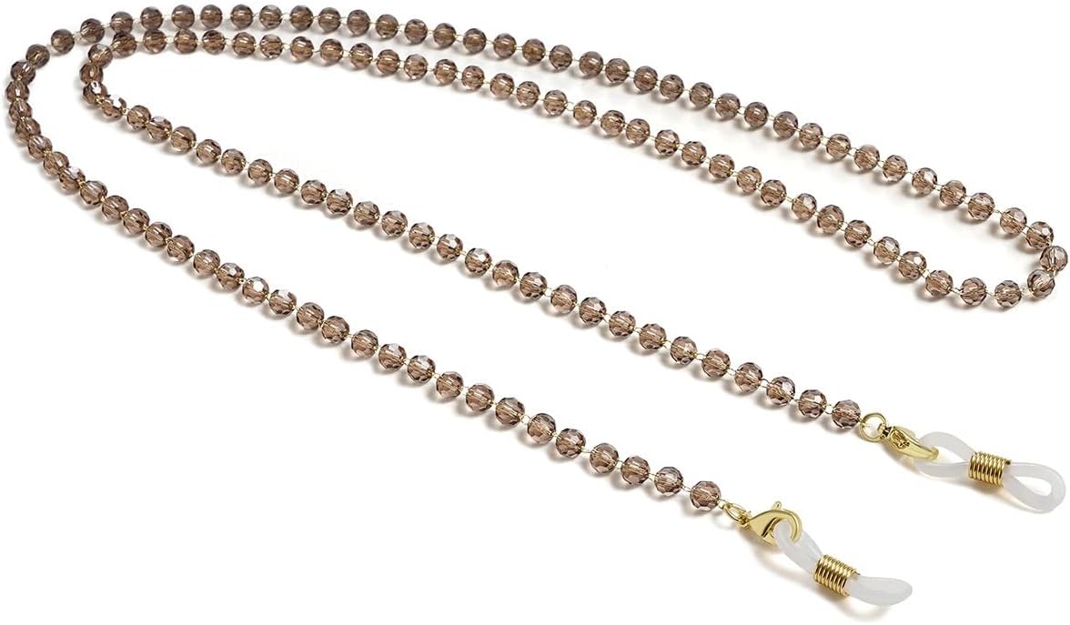 Eyeglass Chain for Women Stylish Mask Lanyard Crystal Mask Chain Eye Glasses Holder Strap Reading Glasses Retainer