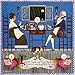 Buffalo Games - Charles Wysocki (Square) - Dining Sweethearts - 300 Large Piece Jigsaw Puzzle for Adults Challenging Puzzle Perfect for Game Nights