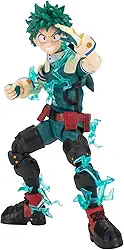 Total Anime Izuku Midoriya - 6.5-Inch Scale Figure with Swappable Faceplates, Alternate Hands, and Energy Effects
