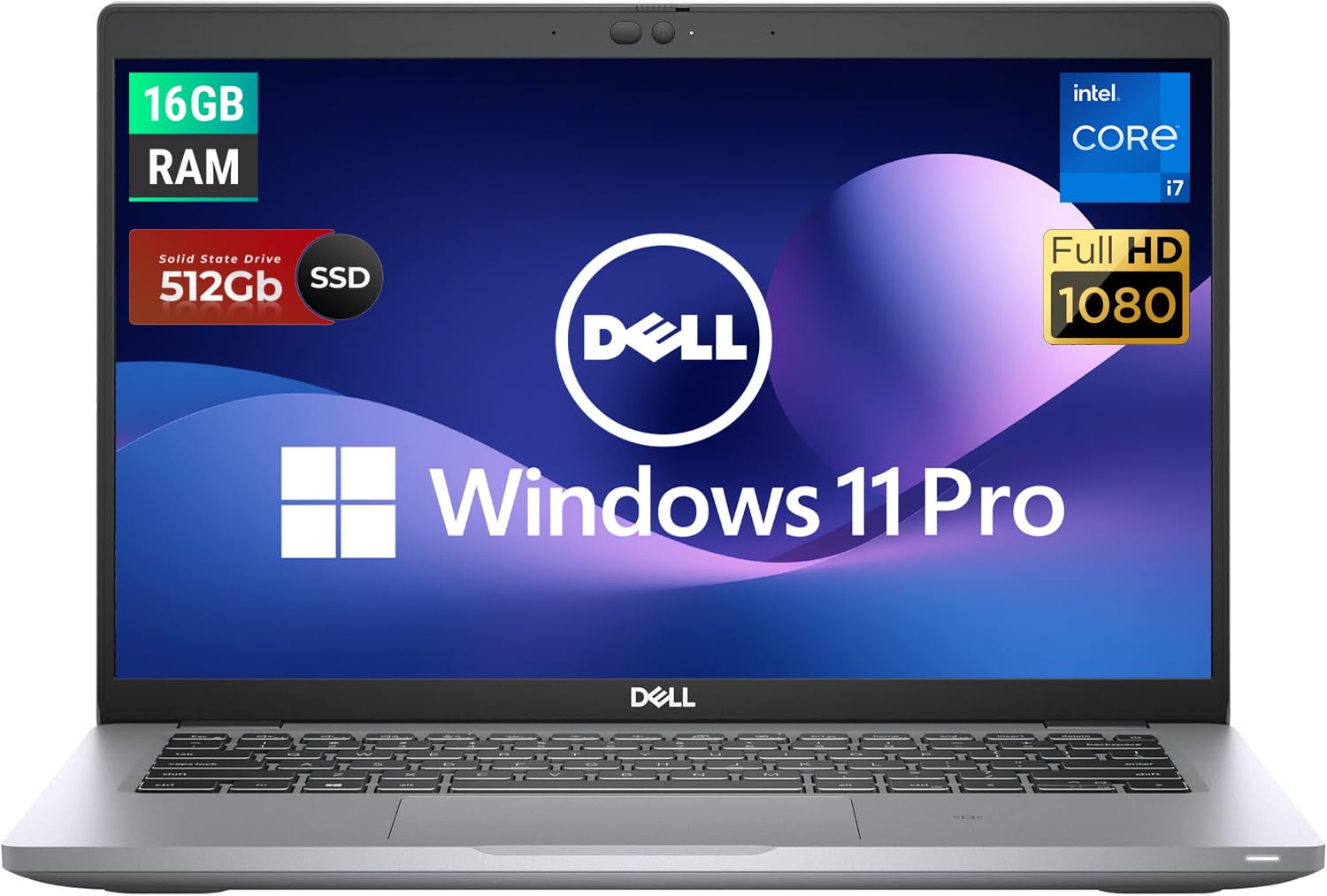 Dell Latitude 5420 14" FHD Business Laptop Computer, Quad-Core i7-1185G7 Notebook PC, 16 GB DDR4 RAM, 512 GB SSD, Webcam, HDMI, Windows 11 Pro (Renewed)