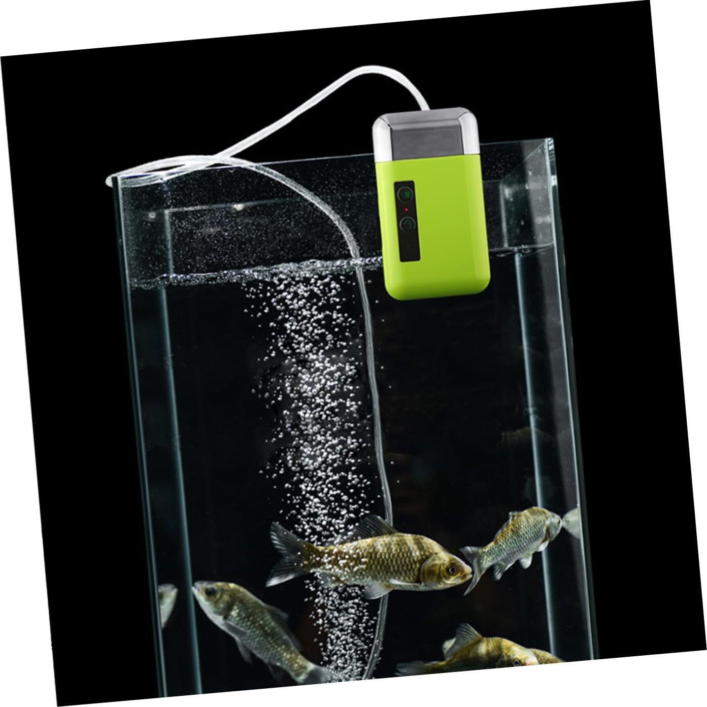 Aquarium Luftpumpe mit Wasserwechsel 2000ma 6l/min Abs Grün
