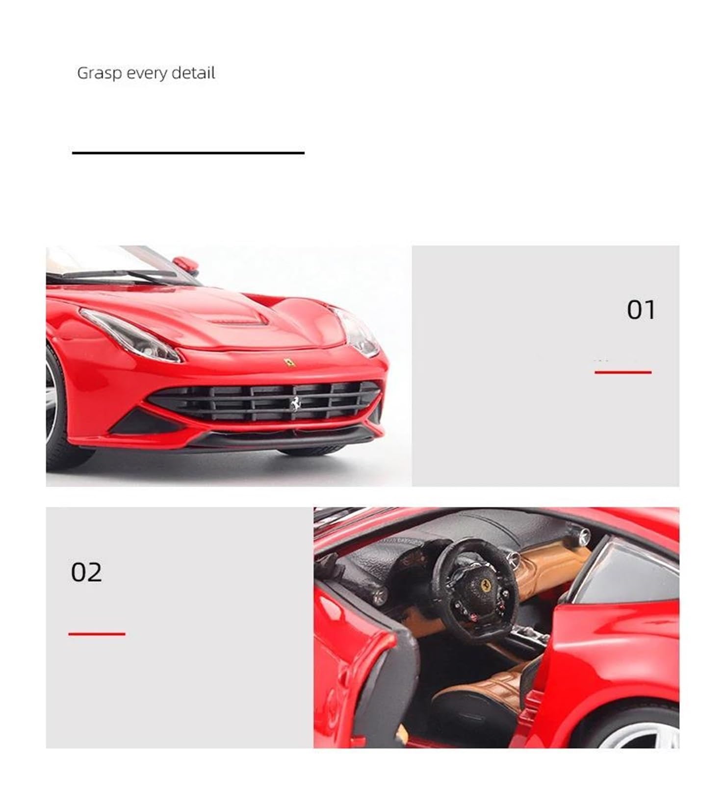 Amazon.com: 1 24 for Ferrari F12 Berlinetta Alloy Sports Car