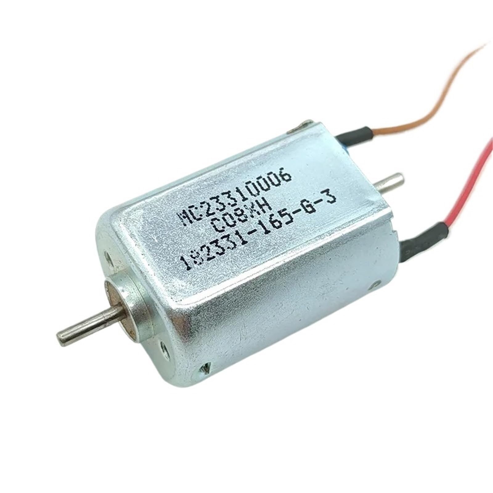Moteur électrique DC 6V 12V 24V micro moteur double arbre 2mm - 6