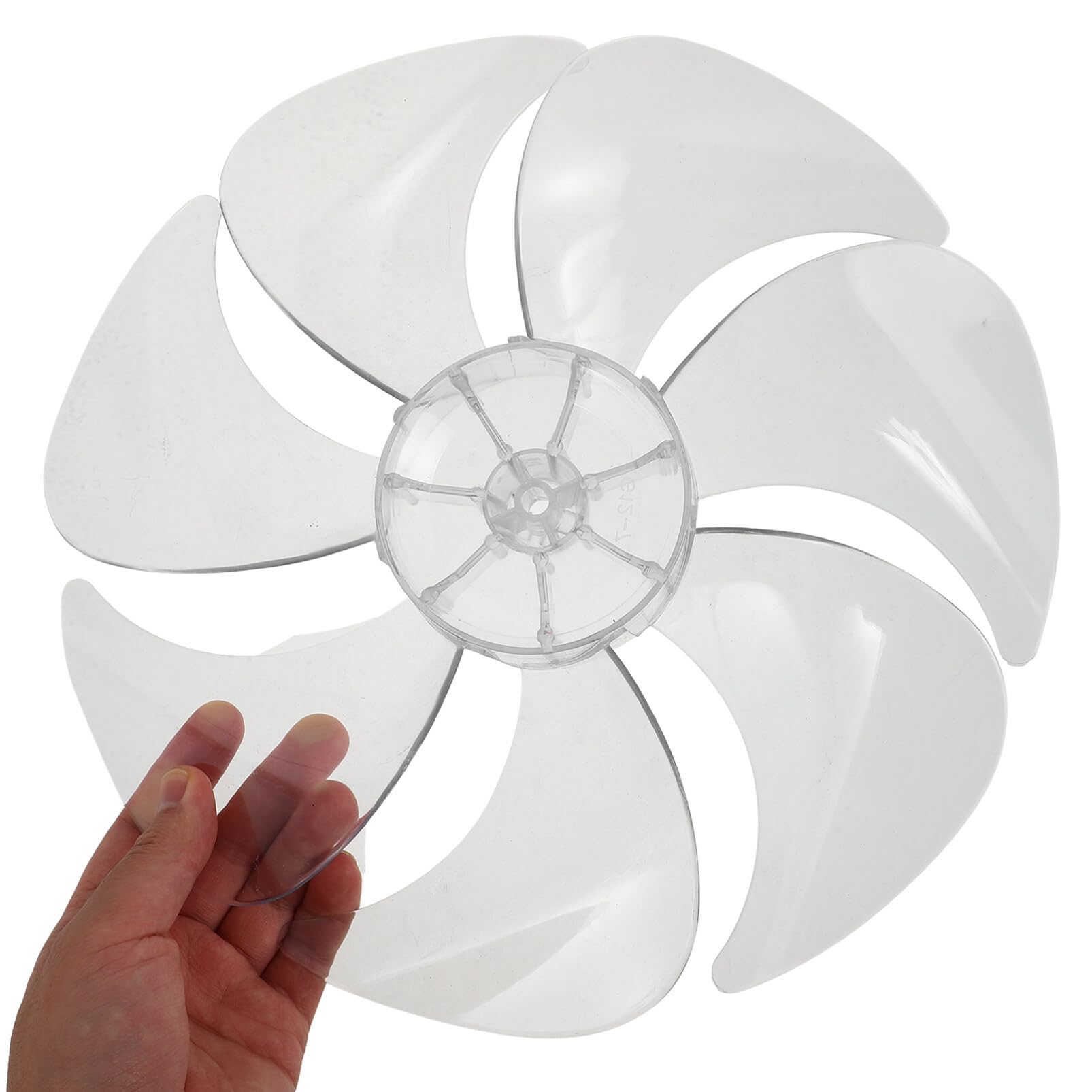 Ersatz Standventilatorflügel aus Kunststoff 7 Blatt 12 Zoll 300mm Lüfterflügelteile für Tischventilator mit Universeller Passform und Waschbar für Sommeratmosphäre