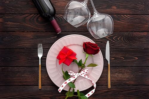 Miniatura 8 de ALIBBON 9 rollos de cinta roja de 27 yardas de 38 pulgadas para el día de San Valentín cinta decorativa de satén de grogrén para boda día de San