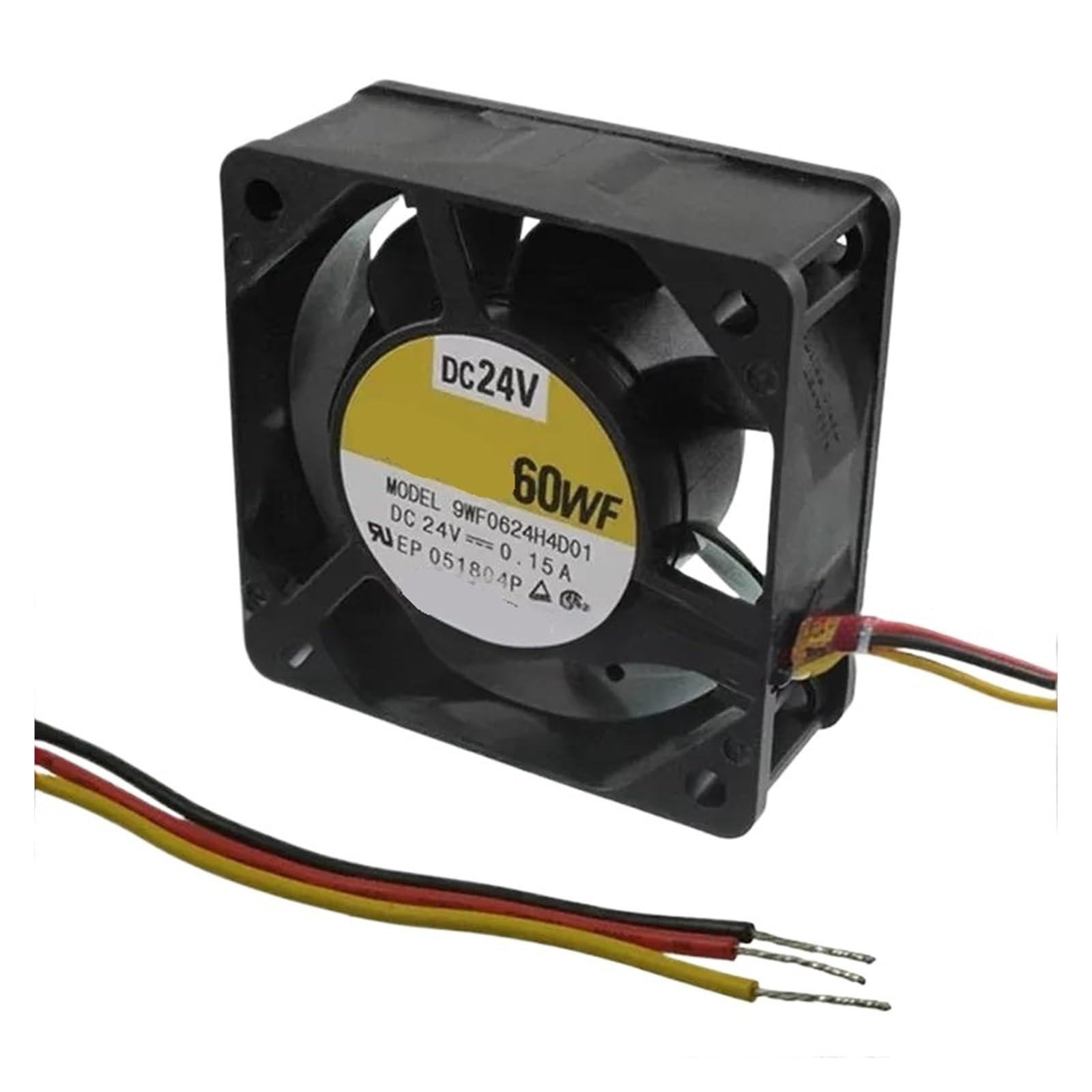 Lzikkgki One Color 9Wf0624h4d01 24Vdc Fan 60X60x25mm 3.6W 3Wire 6500Rpm