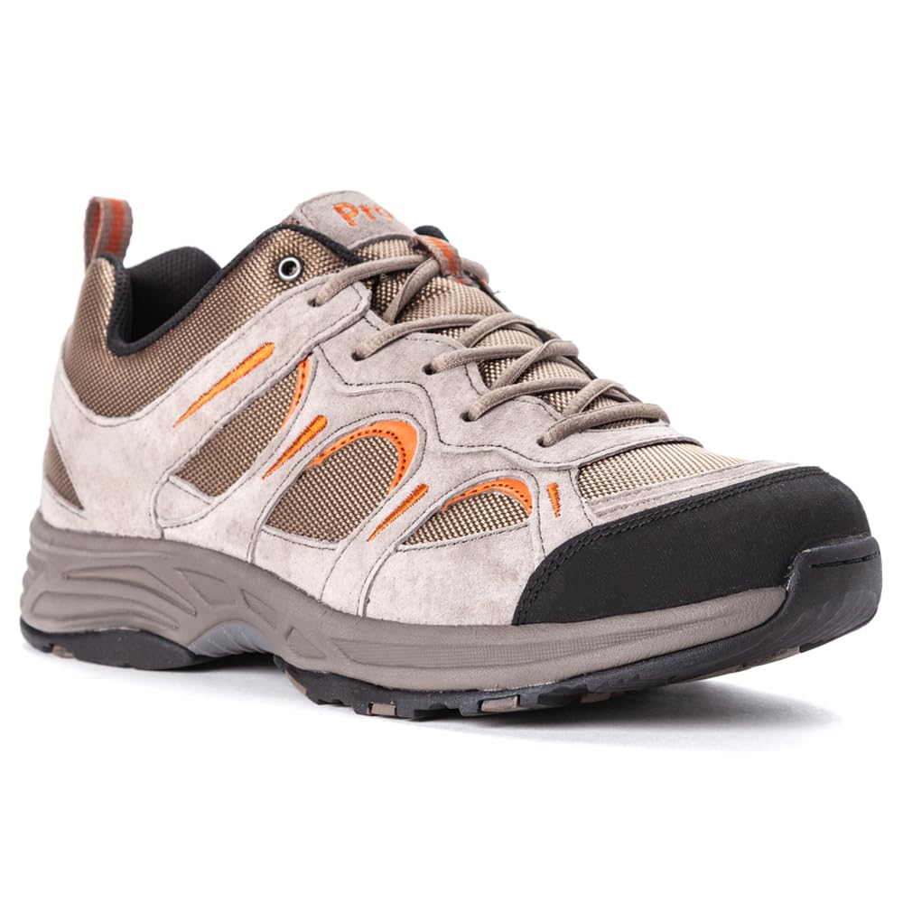Propet Men's Connelly Hiking Shoe Gunsmoke/Orange - M5503GUO