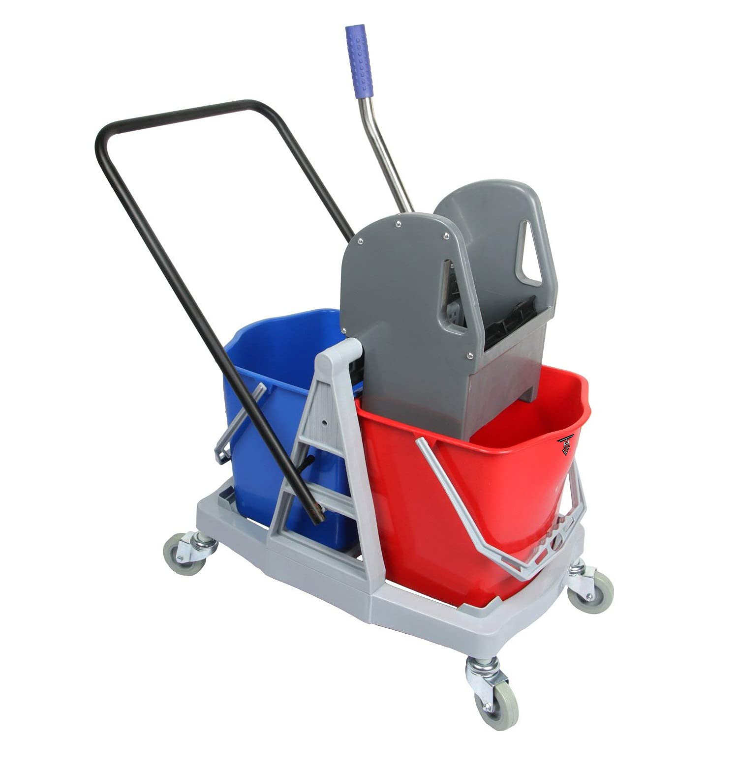 TARGET HYGIENE Double Bucket Mop Down Press Wringer Trolley Set, 40 LTR (B0826RK5VY) Amazon Price History, Amazon Price Tracker