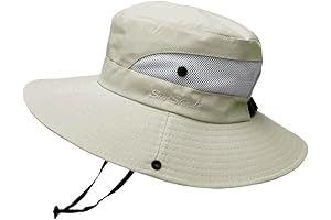 Outdoors Tribe Sun Hat for Women - Foldable Wide Brim Ponytail Hat