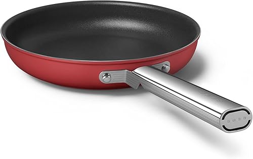 Miniatura 1 de Smeg Utensilios de cocina Sartén roja de 10 pulgadas