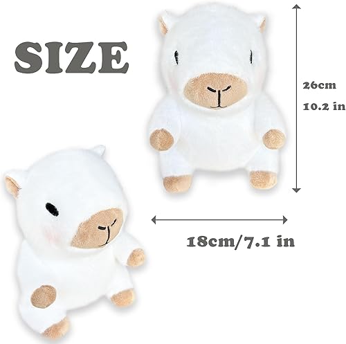 Miniatura 24 de 2 Capybara - Peluche de 2 Capybara con 13 piezas de ropa y accesorios, juguetes de peluche de animales de peluche de 10.2 pulgadas, lindos peluches