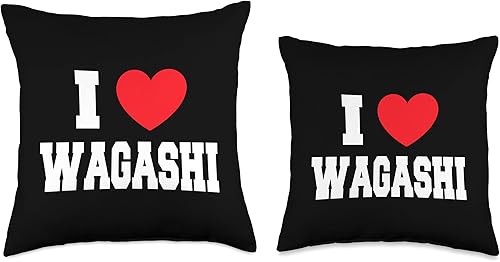 Miniatura 3 de My Heart I Love Wagashi - Almohada de 16 x 16 pulgadas, multicolor