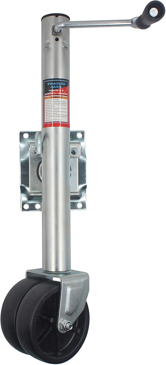 TYT Brands 1500lbs Swivel Trailer Jack, Boat Jack with 6