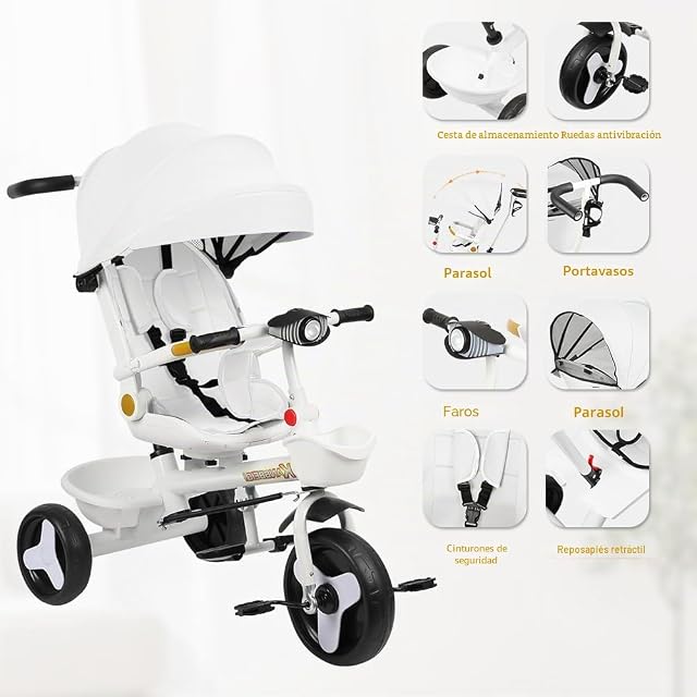 Foto 5 de 8 de Triciclo Evolutivo para Niños, Triciclo 5 en 1