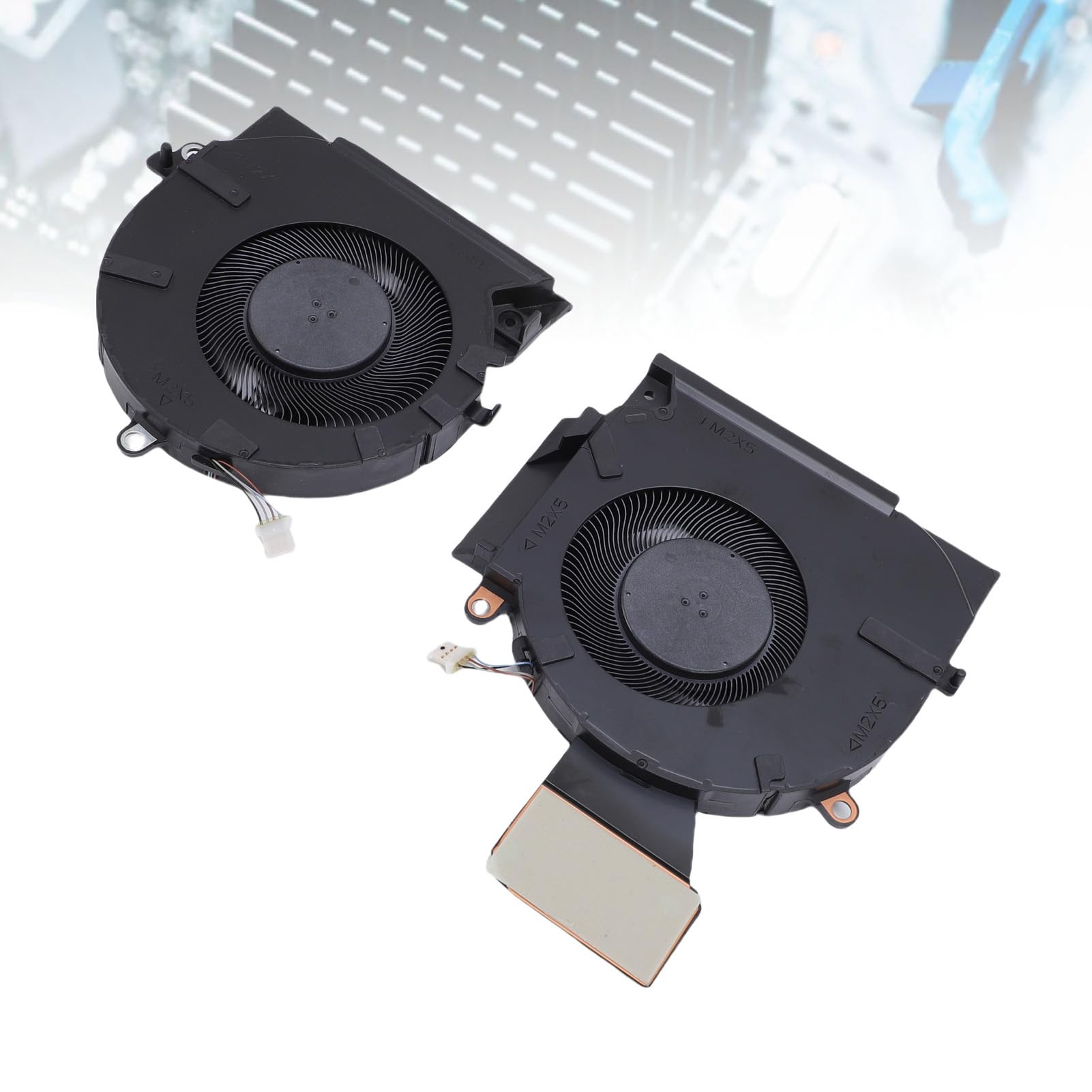 Denash Conjunto de Ventilador de Enfriamiento GPU CPU para Omen 16-B/16-C (TPN-Q265/TPN-Q267 Laptop, M75487-001/ND8CC02-20K25/M75488-001)