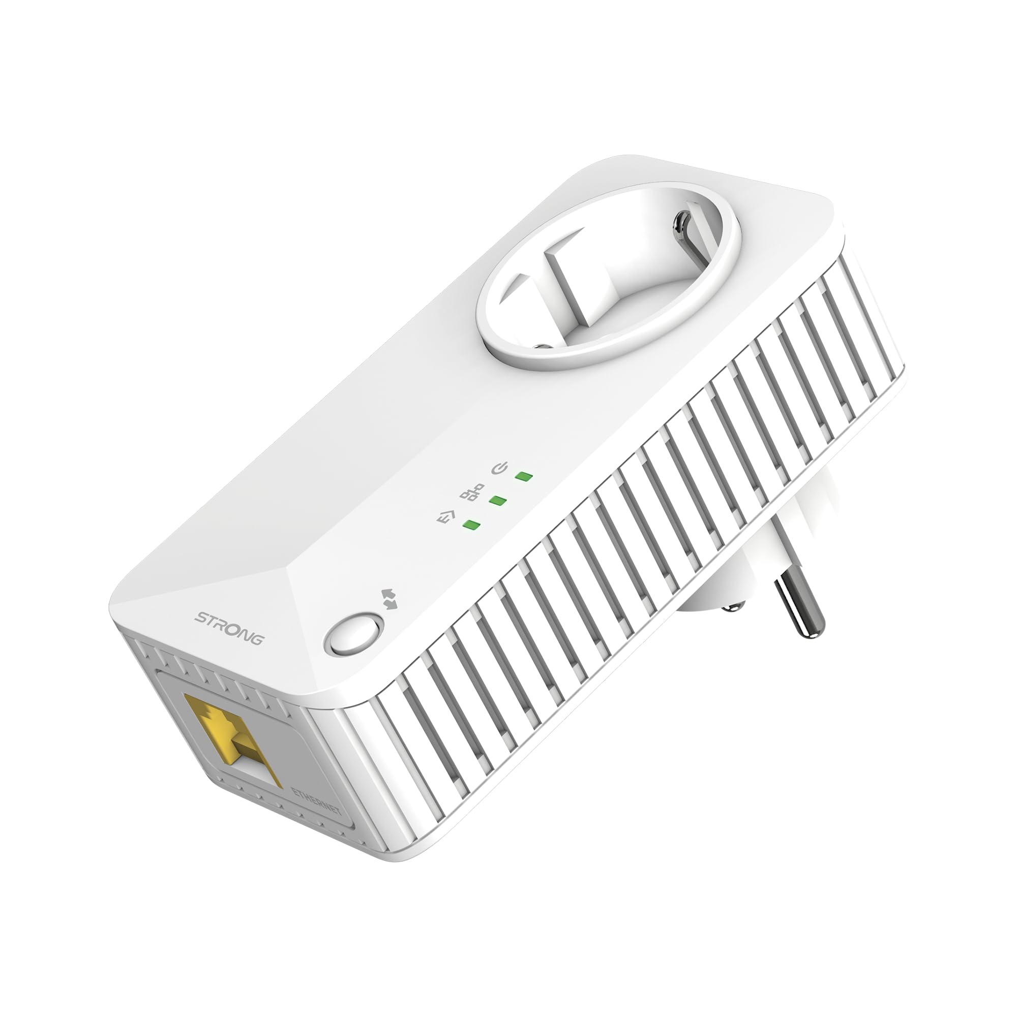 Strong Powerline WiFi 600 Triple Pack V2 600 Mbit/s Przewodowa sieć lan Biały 3 szt