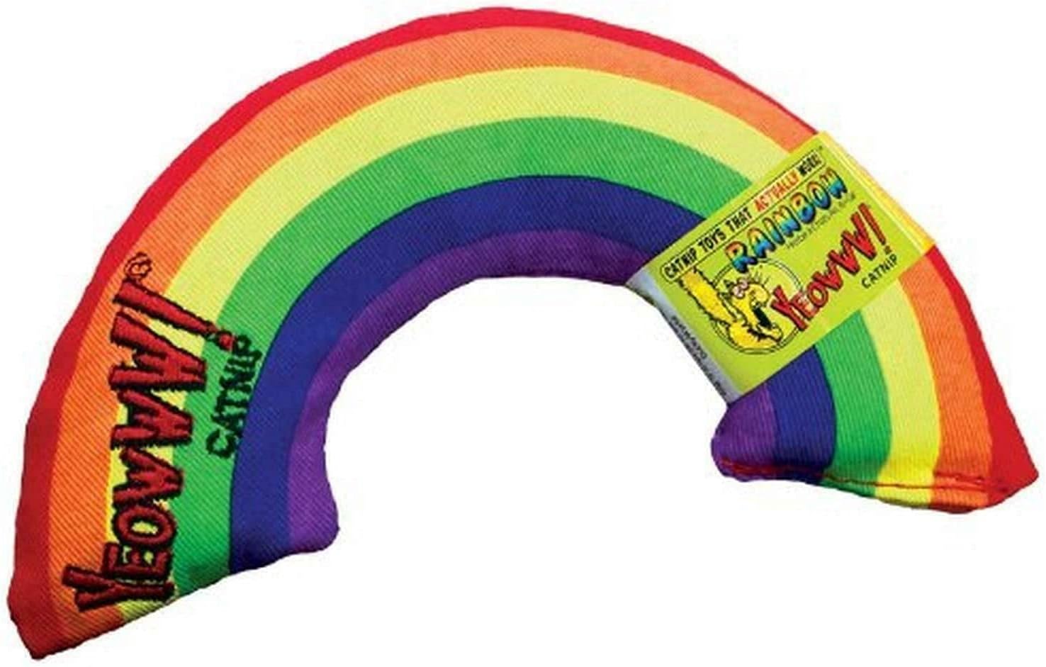 Yeowww! Catnip Rainbow 4 Pack | Pure Organic Leaf and Flowertop Blend | Cat Toy