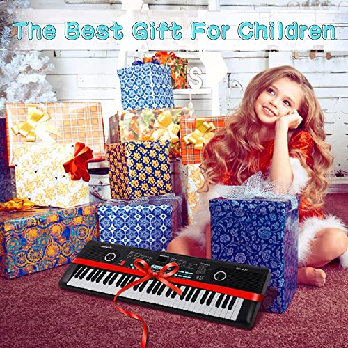 61 Key Keyboard Piano, Electric Piano Keyboard with Built-in Dual Speakers, External Microphone & Power Adapter – Portable Electronic Digital Piano for Beginners & Christmas Gift – Black - Les Beatles, Paul McCartney, John Lennon, RIngo Starr, George Harrison 61 Key Keyboard Piano, Electric Piano Keyboard with Built-in Dual Speakers, External Microphone & Power Adapter - Portable Electronic Digital Piano for Beginners & Christmas Gift - Black – Image 8