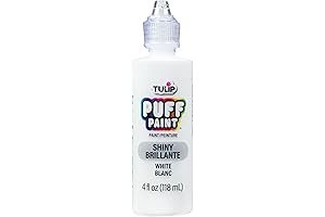 Tulip Puff Paint, Slick White, 4 Fl Oz