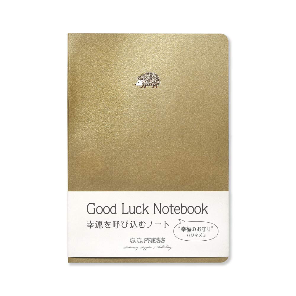 G.C. PRESS 751-01 Design Notebook, B6, Hedgehog, 7.2 x 5.0 inches (182 x 128 mm), 160 Pages : Office Products