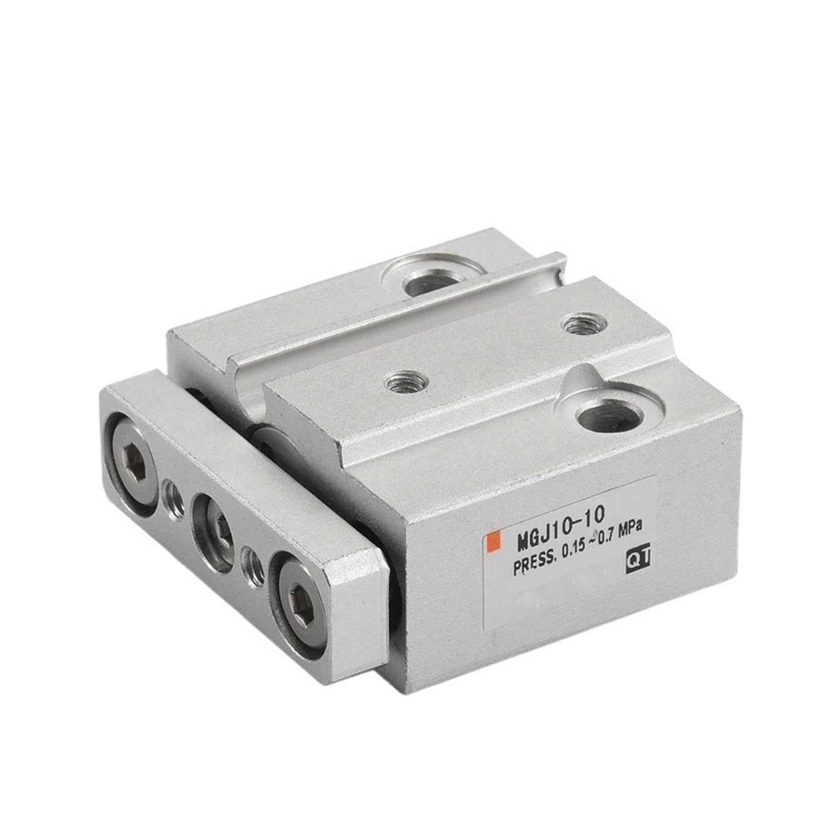 MGJ 6 10mm Miniatur Führungsstange Zylinder Pneumatische Druckluft Zylinder Typ Pneumatische Luft Zylinder Doppeltwirkend Sanmi(MGJ 6-10,10PCS)