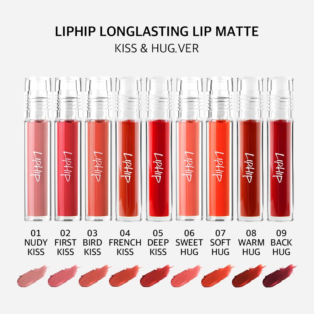 Amazon.com : LIPHIP Matte Lip Tint #01 NUDY KISS (Nudy pink