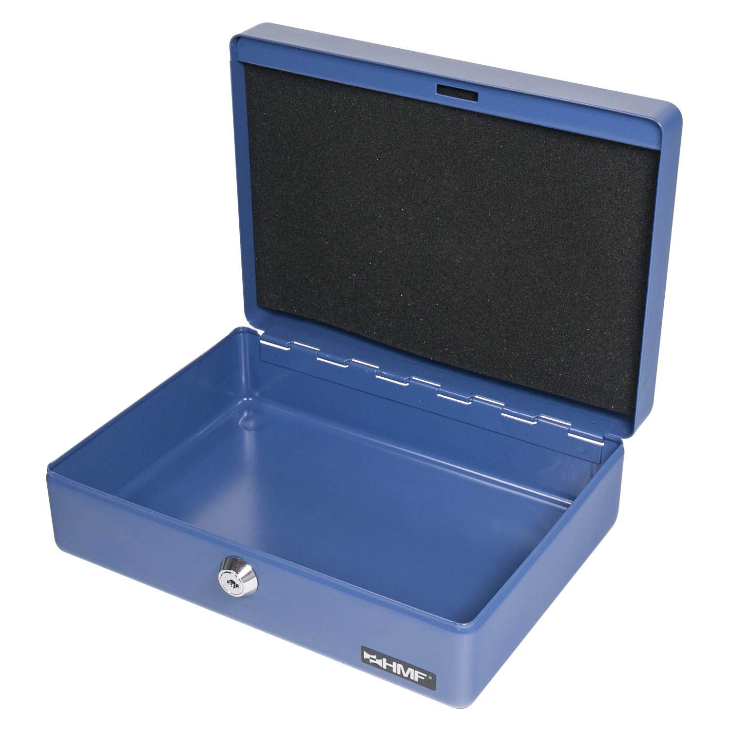 HMF 208-05 Caja de caudales, para monedas 25 x 18 x 9 cm, azul