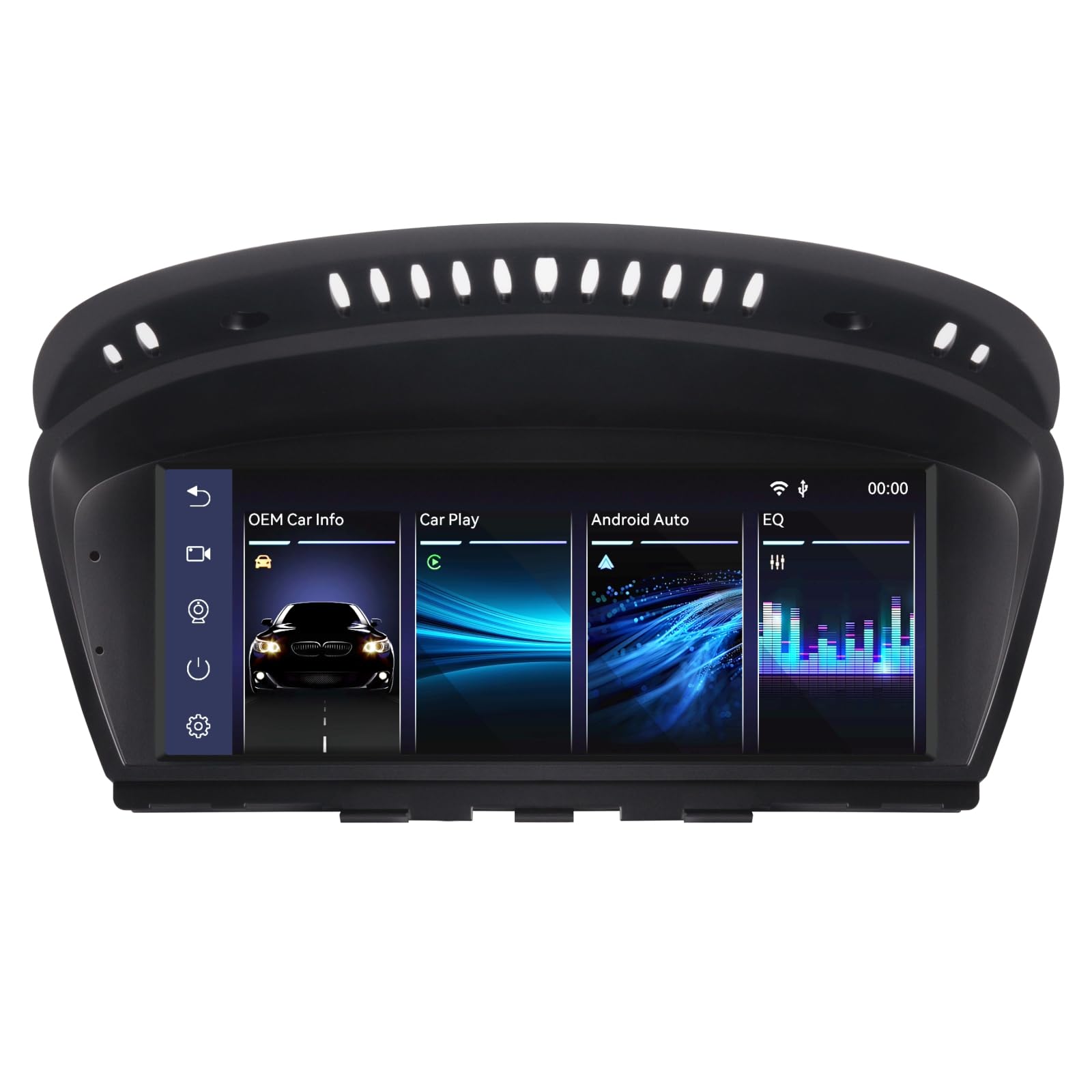 Photo 1 of [Some wires look cut] Fast Boot Linux Car Stereo Compatible with BMW 3/5 Series E60 E61 E63 E64 E90 E91 E92 (2005-2008) | Bluetooth/Wireless CarPlay/Android Auto | Retains OEM Controls