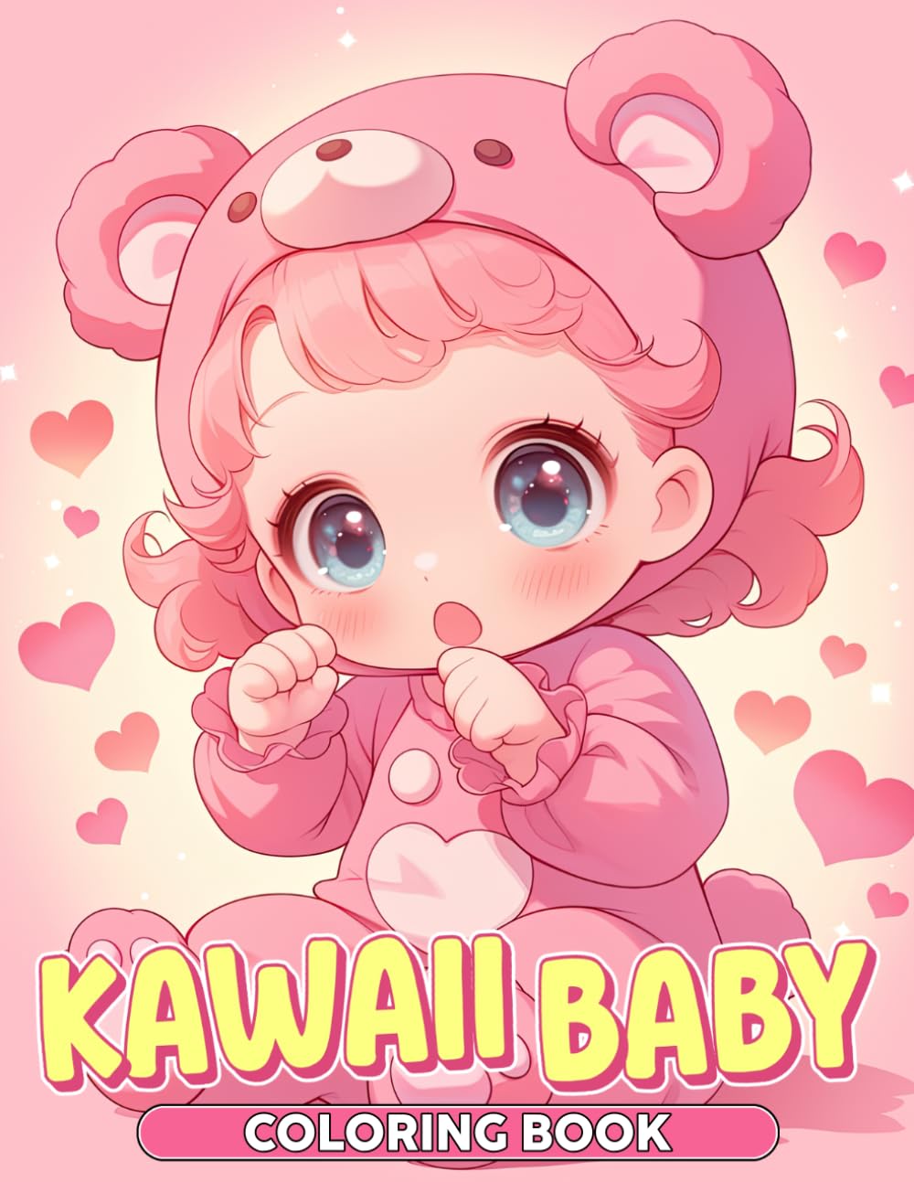 Kawaii Baby Coloring Book: Tiny Milestones Nursery Coloring Pages featuring Adorable Playful Babies and Simple Cute Toddler Lifestyle Art for Everyone