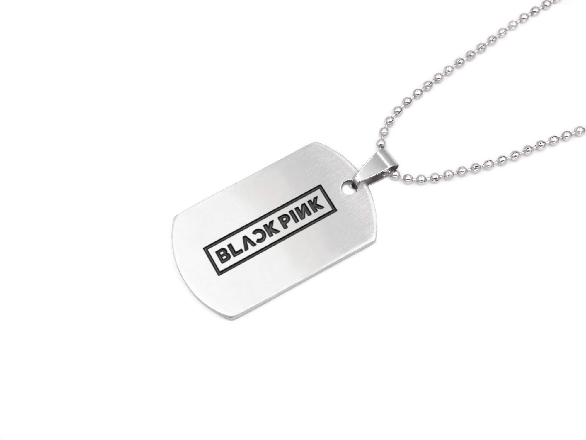 Fanstown Kpop Blackpink Necklace Engraved Dog tag Badge Member Name Birth Day Constellation Charm Pendant Bead Chain (B07KJD72VC) Amazon Price History, Amazon Price Tracker