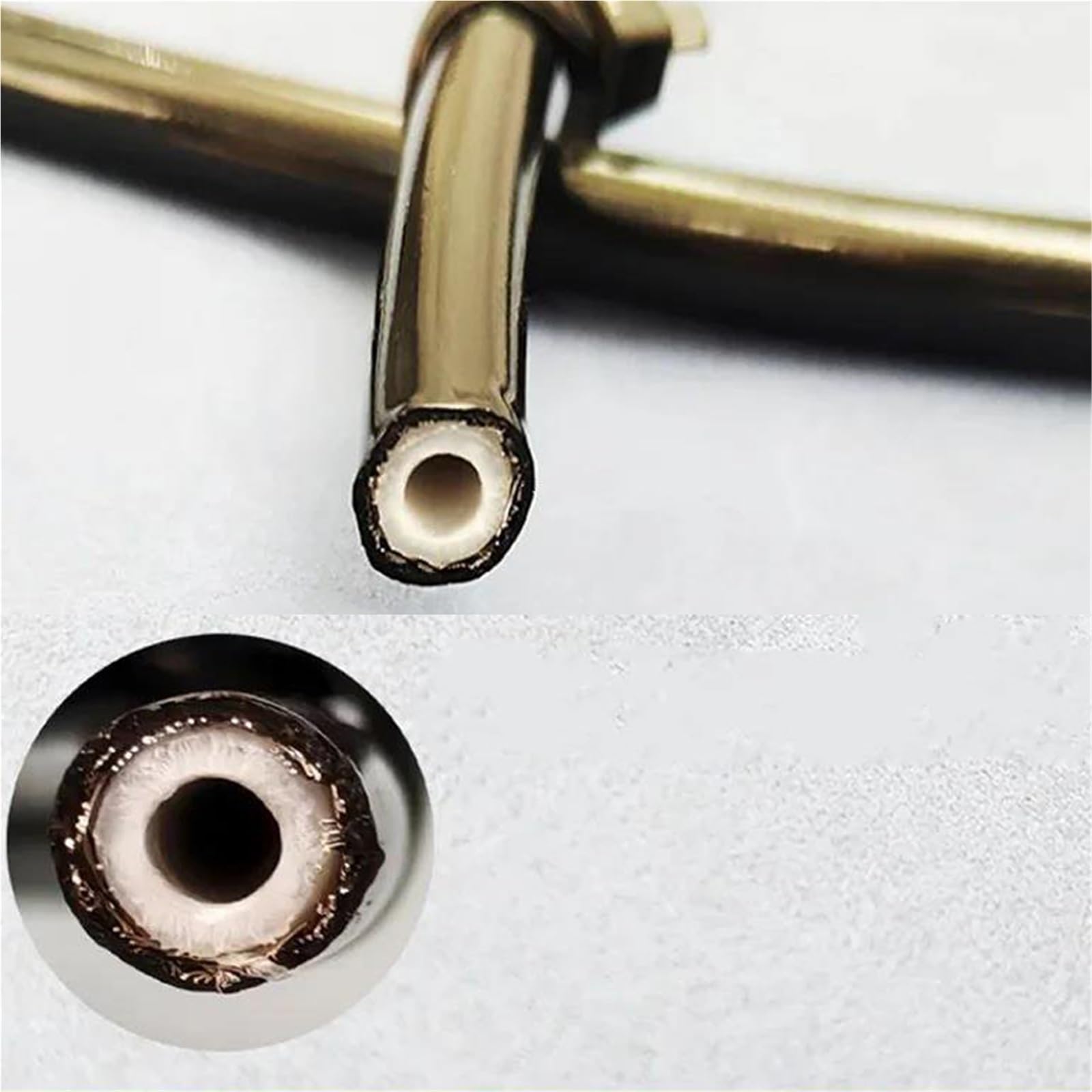 Línea de Embrague y Freno Cable De Freno para Motocicleta, Manguera Embrague, 30-350 Cm, M8-M10, Tubo Aceite Hidráulico, 90°-90°, Accesorios(3500mm)