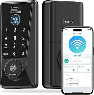 DESLOC Built-in Wi-Fi Smart Lock D110 Pl...