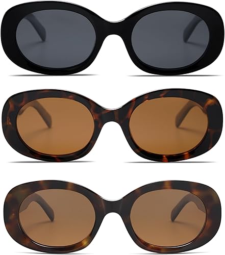 Miniatura 4 de Allarallvr Gafas de sol polarizadas ovaladas retro para mujeres y hombres, estilo vintage, gafas de sol para mujer AR82023