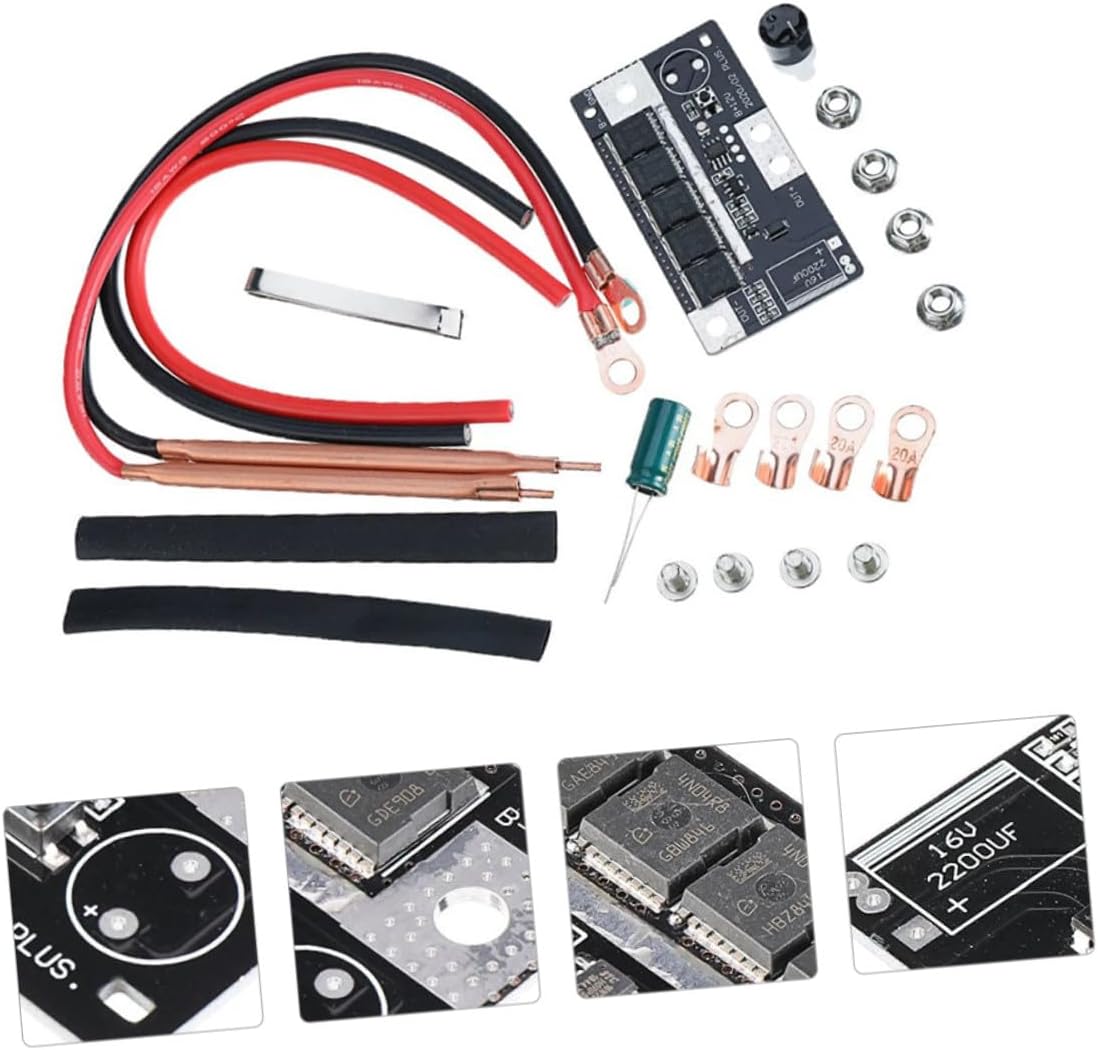Portable Spot Welder Battery Welding Equipment DIY Electric Welder Tool for Pcb Circuit Board 12v Handheld Spot Welding Machine Compatible with Custom Power Supply