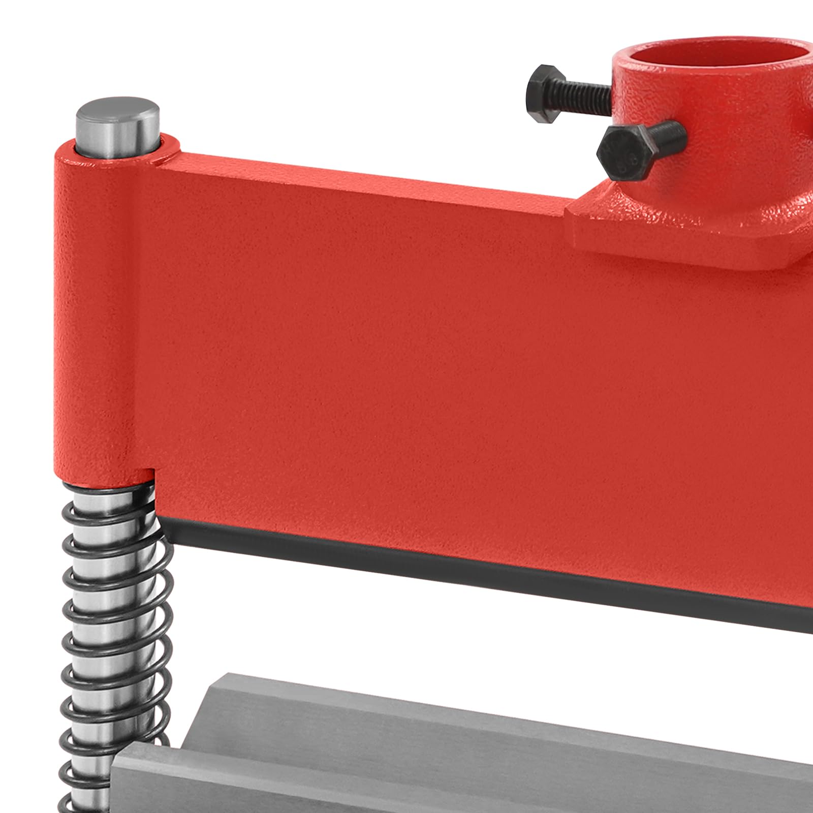 Embout de presse pliante hydraulique, presse pliante, en acier 45# pour hydraulique de 12 à 20 T, angle de flexion de 90 °, longueur de flexion de 30,5 cm et épaisseur du matériau de 0,48 cm (rouge)