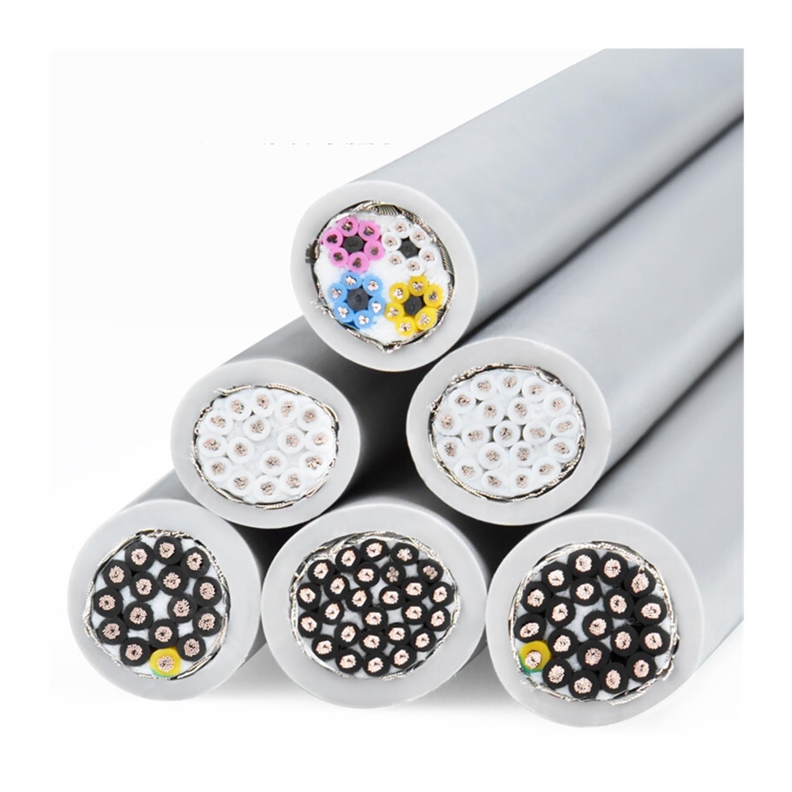 Kabel Ekranowany Liny Holowniczej TRVVP, 5 M, 10–40 Żył, 22–26AWG