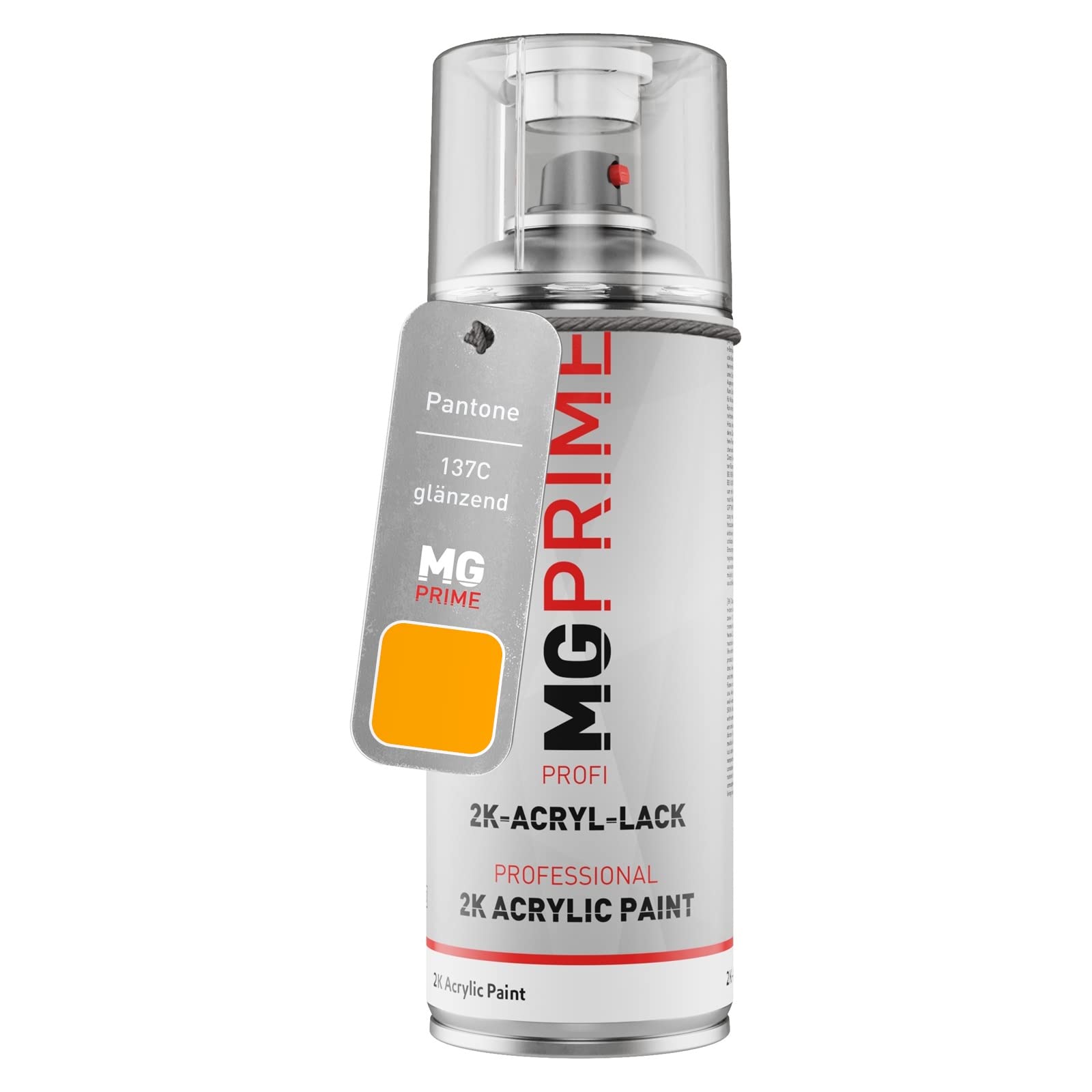 Mg Prime Yellow Pantone 137C Glossy 2K Acrylic Spray Can Spray Can 400 Ml Quick Drying