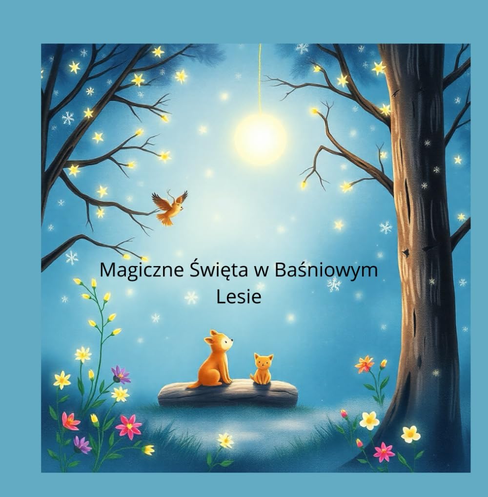 Magiczne Święta w Baśniowym Lesie: kolorowa, ilustrowana książka dla dzieci w wieku 3–8 lat, opowiadająca ciepłą i zabawną historię związana z Bożym Narodzeniem.