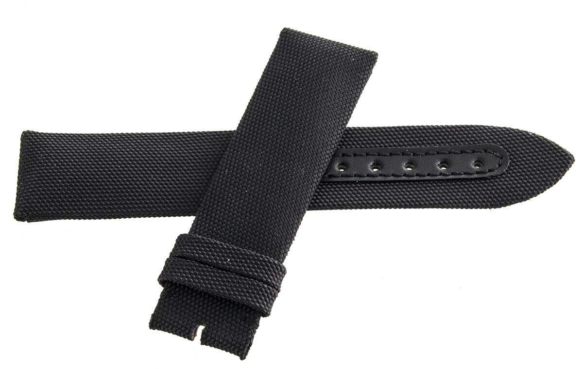 Original Jaquet Droz 21mm x 20mm Black Fabric Men's Replacement Band Strap