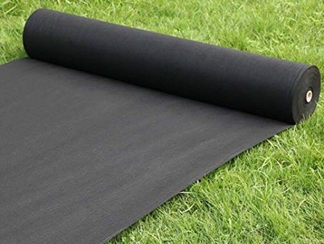 1M x 20M WEED CONTROL FABRIC MEMBRANE GROUND SHEET COVER GARDEN DRIVEWAY Black LARGE BIG UK Delivery (1M x 20M)