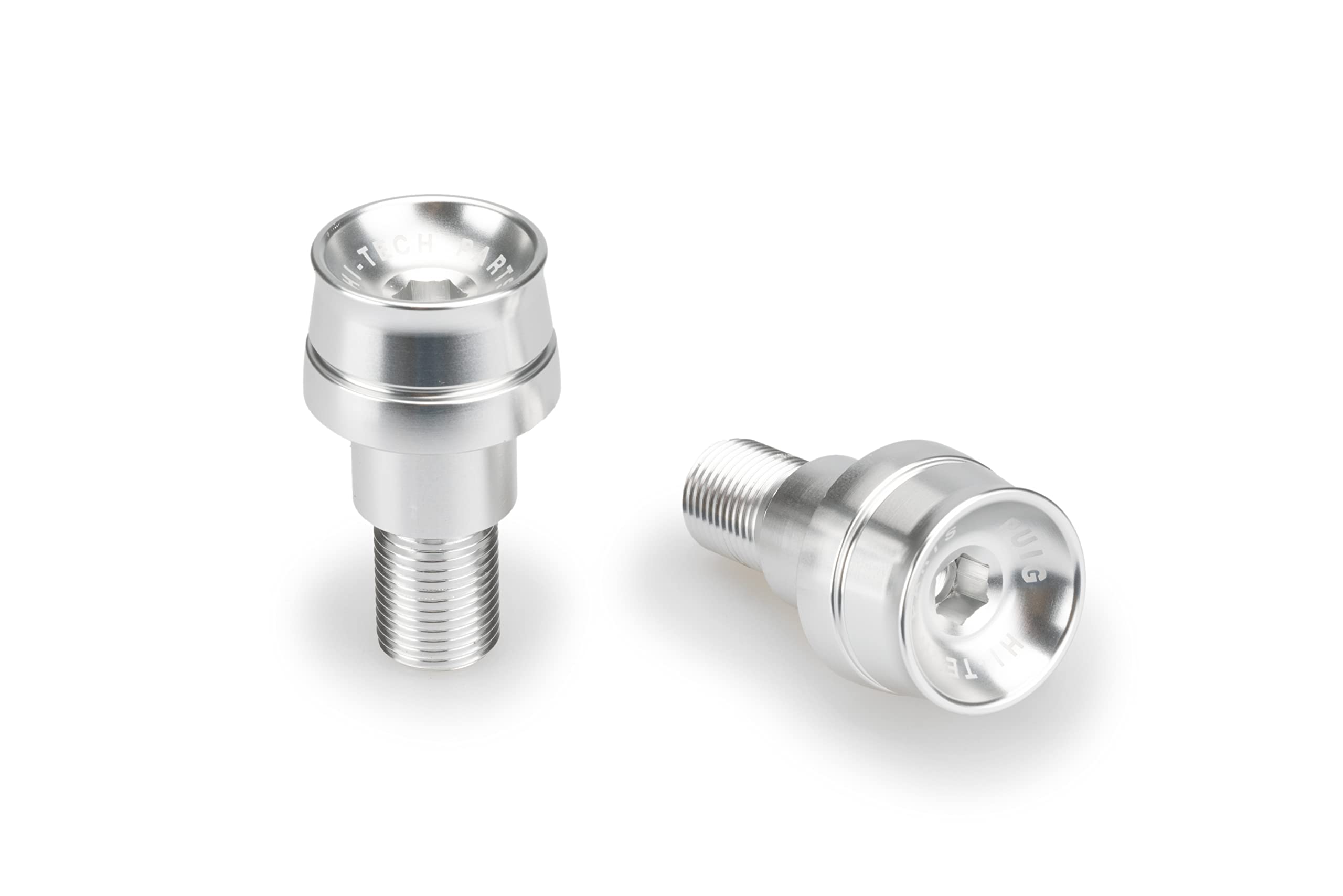 Puig Silver Speed Bar Ends Yamaha MT-07 Pure 2023-2024