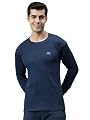 Lux Cottswool Men's Blue2 Round Neck Full Sleeves Premium Thermal Top (Size : 90cm)